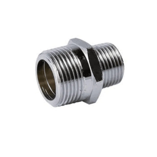 3/4" x 1/2" 5cm Chrome Nipple