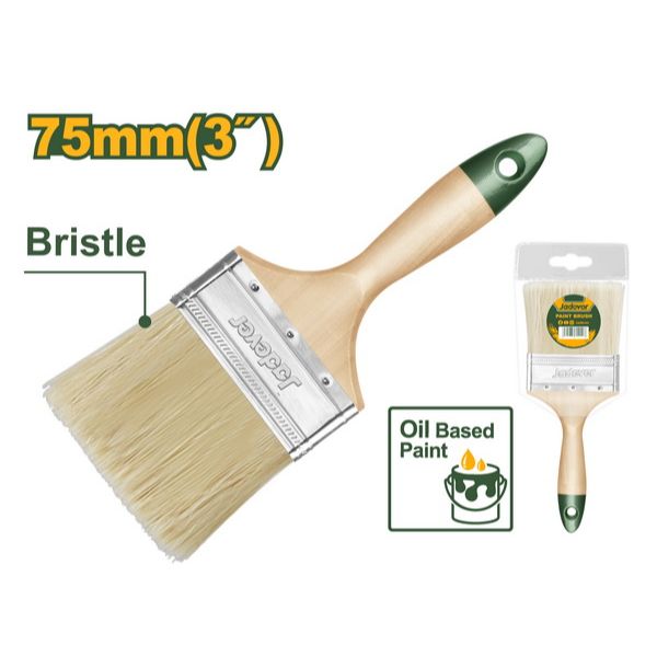 Jadever - 75mm (3") Wooden Handle Paint Brush