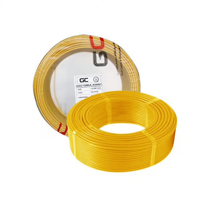 Gulf Cables - 1.5mm Single Core Copper Wire, Cu/PVC