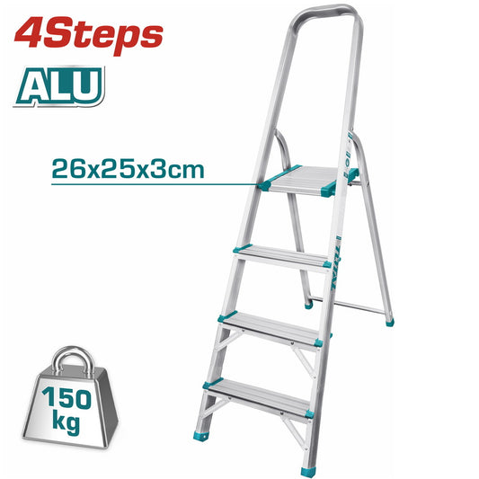 Total - Aluminum 4 Step Ladder