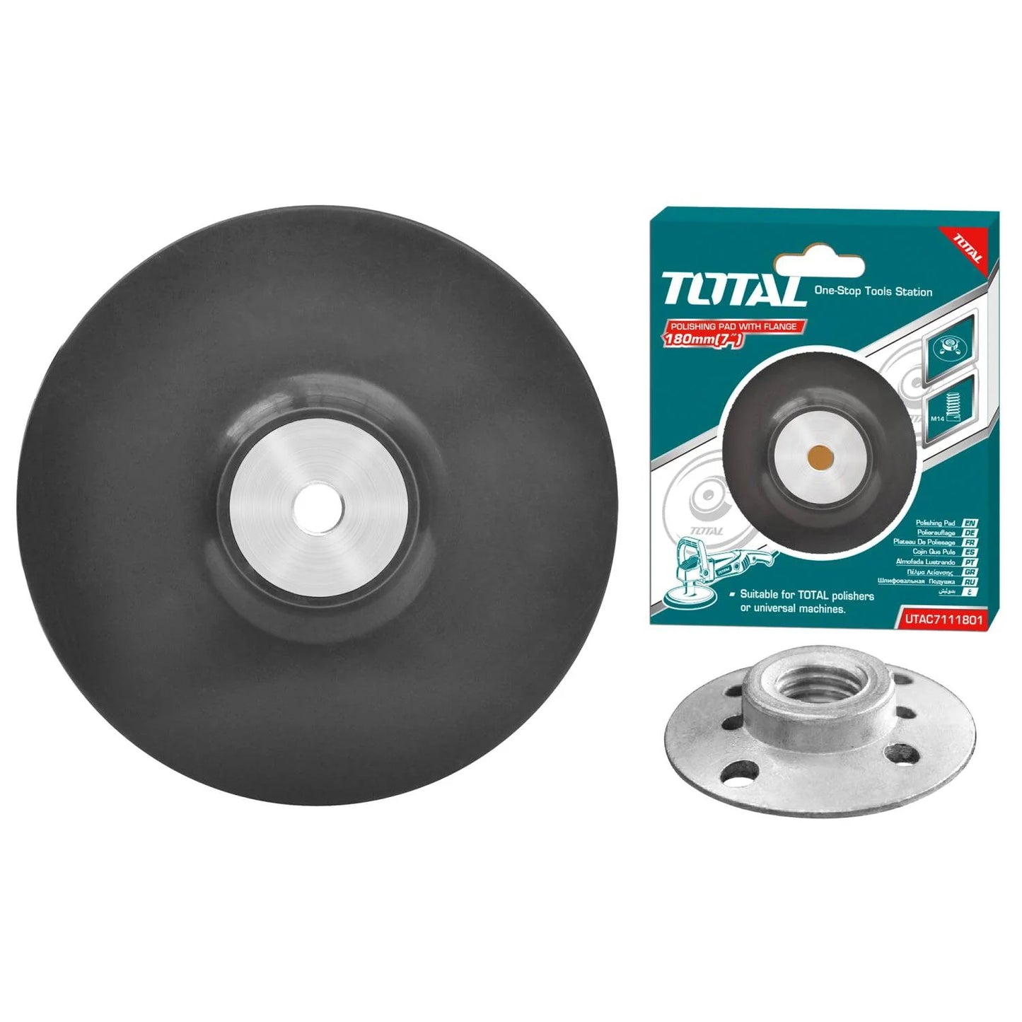 Total - 180mm (7") Rubber Polishing Pad