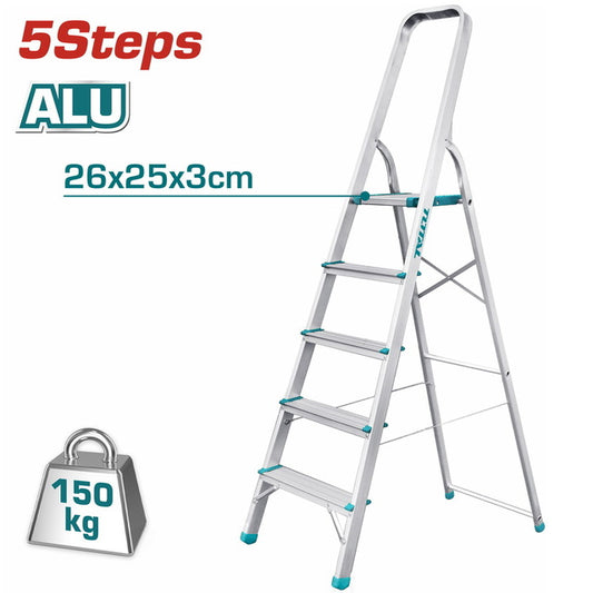 Total - Aluminum 5 Step Ladder