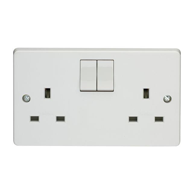 Crabtree - 13A Double Socket