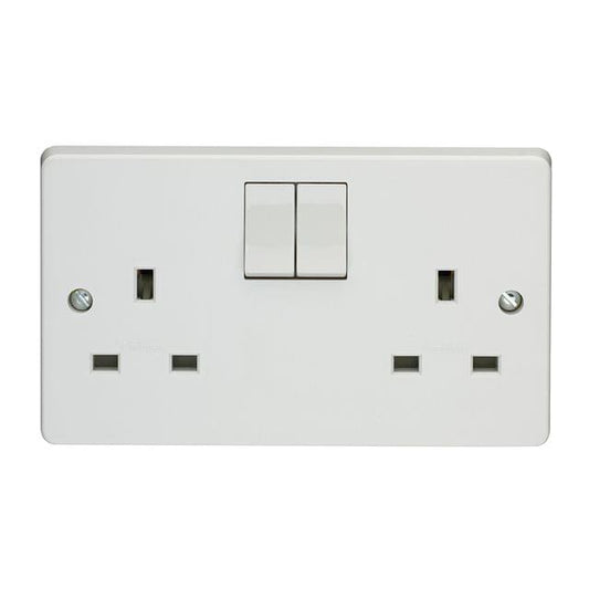 Crabtree - 13A Double Socket