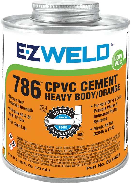 EZ Weld - cPVC Cement بوتكس حار 1/2 ايزى ولد امريكى -- 12