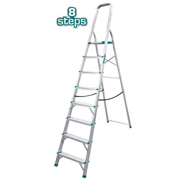 Total - Aluminum 8 Step Ladder