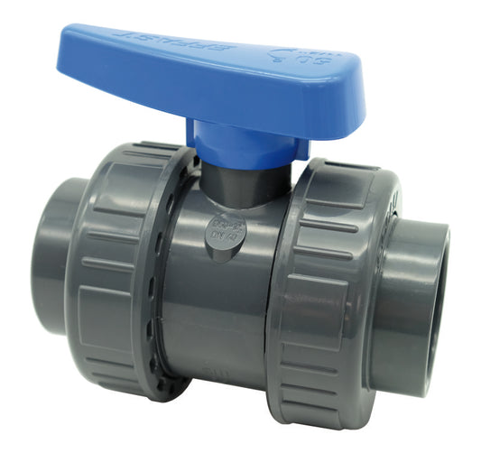 Effast - 32mm (1") uPVC Pressure Double Union Ball Valve