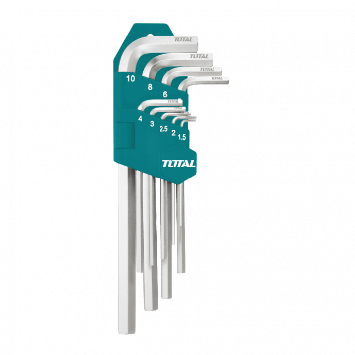 Total - Ball Point Hex Key Set (9 Pcs)