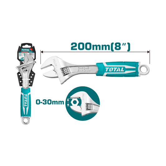 Total - 200mm (8") Adjustable Wrench