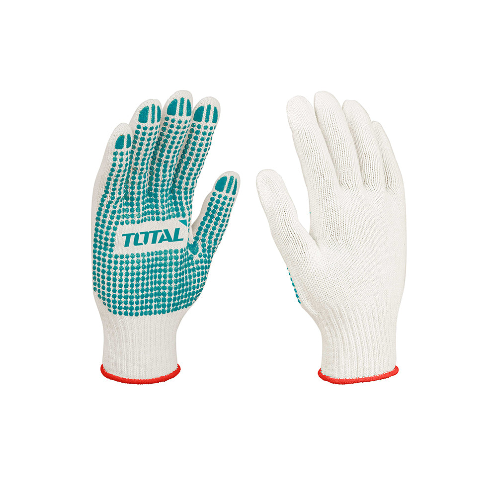 Total - XL Knitted PVC Gloves