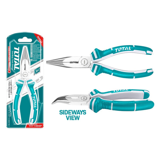 Total - 160mm (6") Bent Nose Plier