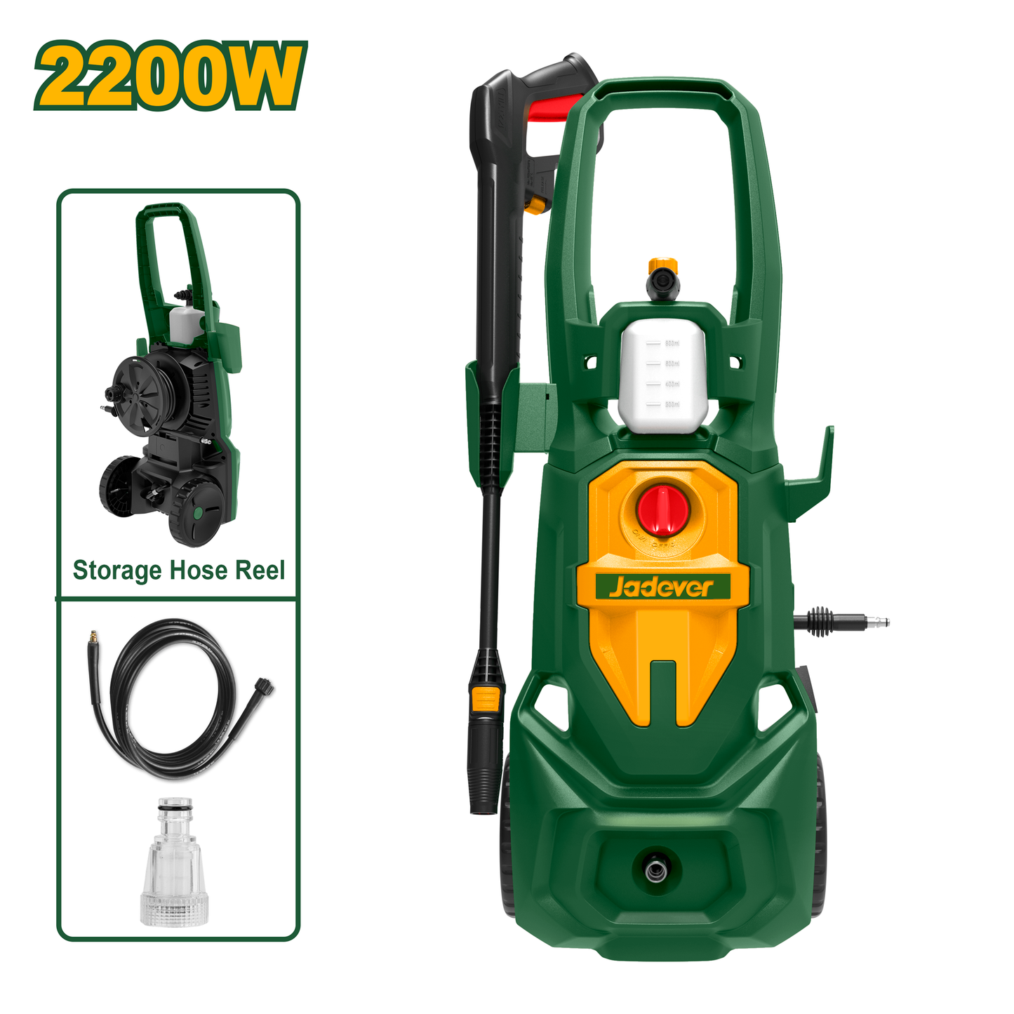 Jadever - 160BAR 2200W Corded Pressure Washer