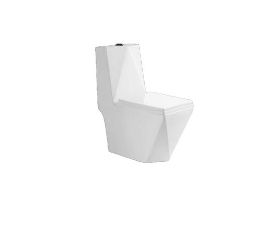 Zotto - White One Piece Toilet Size 68.5 x 38 x 72