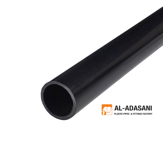 Al Adasani - 38mm (1.5") Black PVC Electrical Conduit Pipe