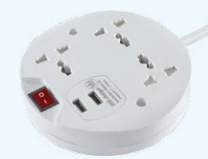 Dachang - Universal Socket 4 Gang with 2 USB Ports