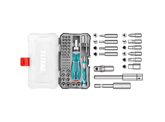 Total - Screwdriver Bit Set (55 Pcs)