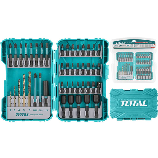 Total -  Assorted Impact Screwdriver Bit Set (45 Pcs)