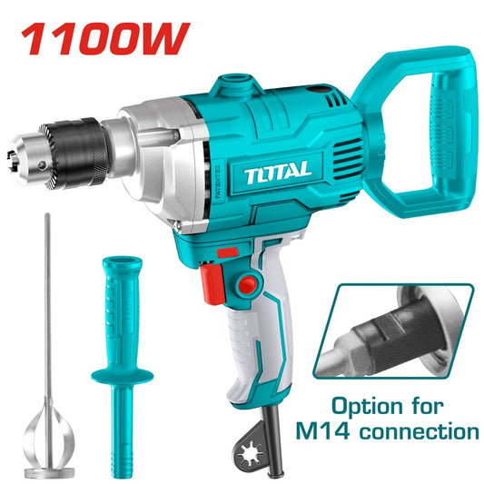 Total - 16mm 1100W Drill Mixer