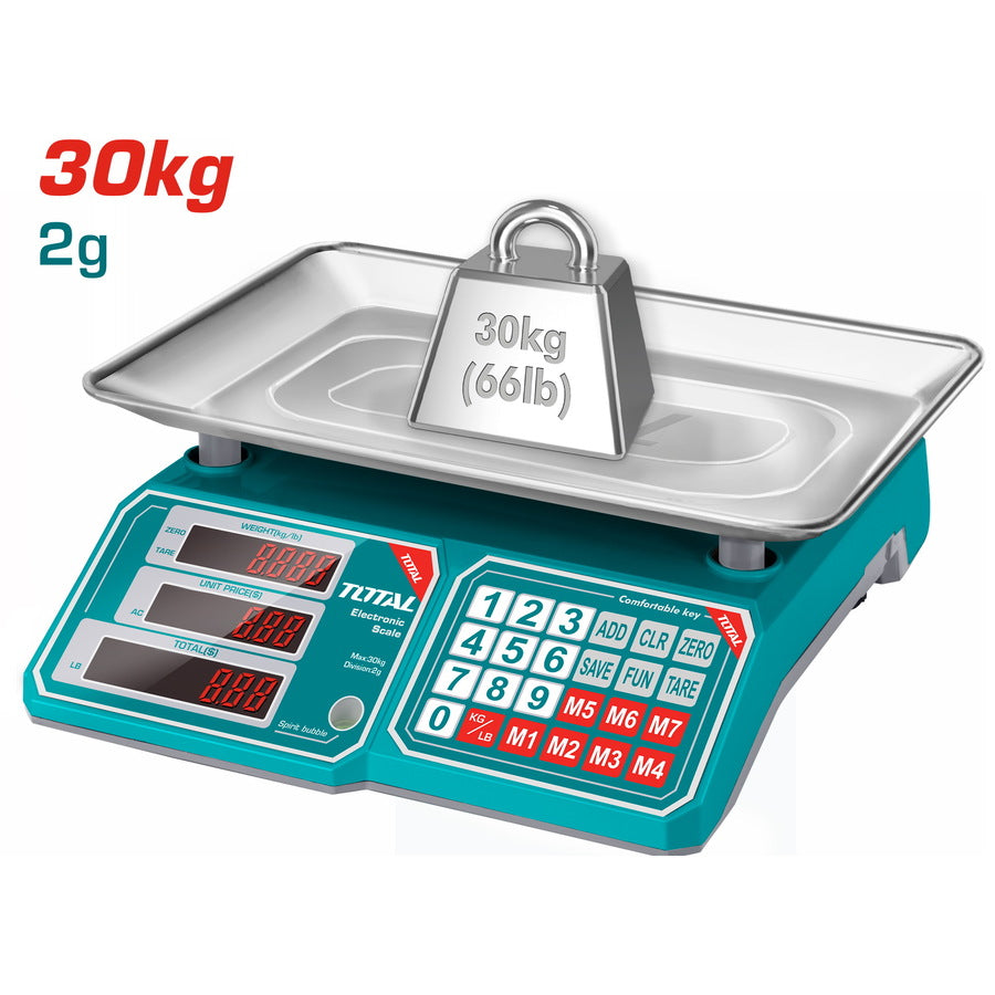 Total - 30Kg Electronic Scale