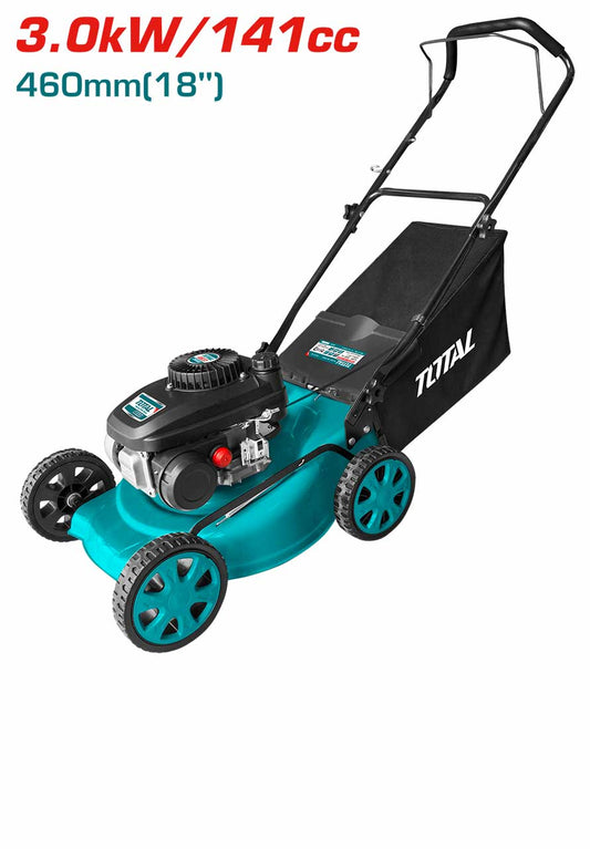 Total - 460mm (18") 4HP Gasoline Powered Push Lawn Mower