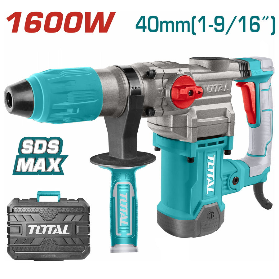 Total - 1600W 10Kg SDS Max Rotary Hammer