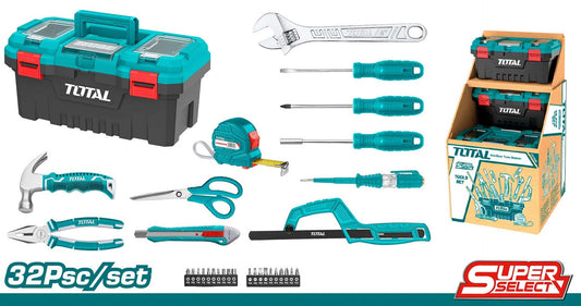 Total - Hand Tools Set (32 Pcs)