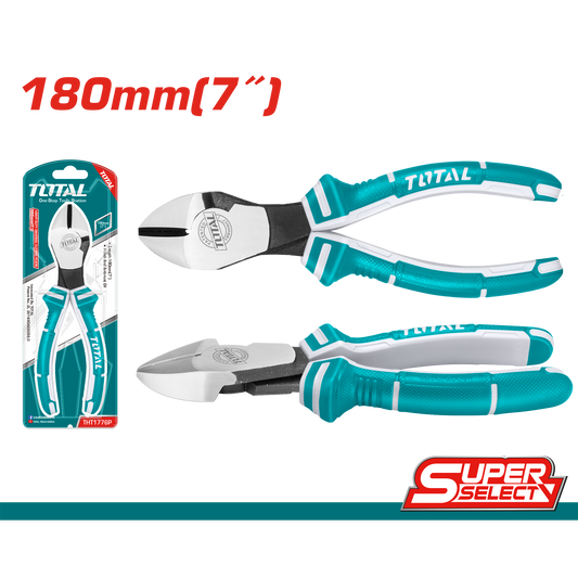 Total - 180mm (7") Diagonal Cutting Pliers