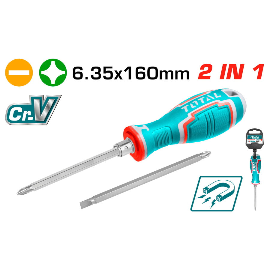 Total - Screwdriver Set 2 in 1