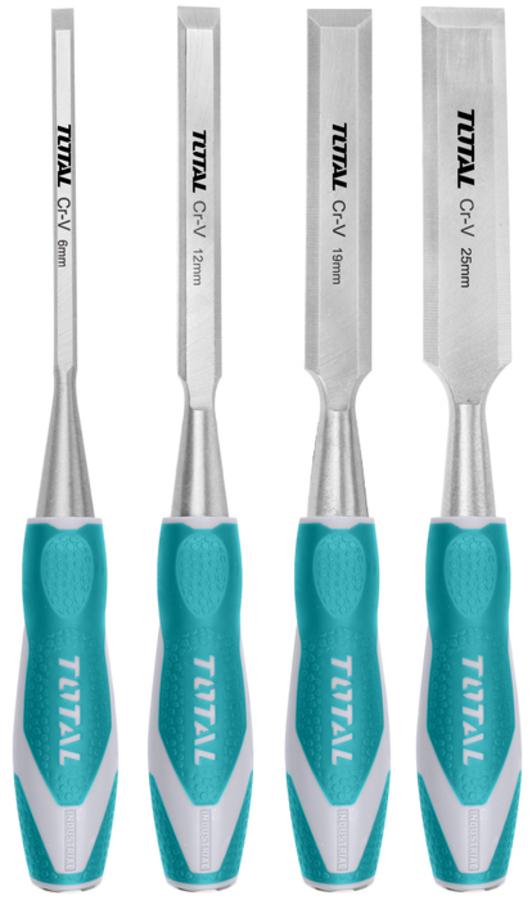 Total - Wood Chisel Set (4 Pcs)