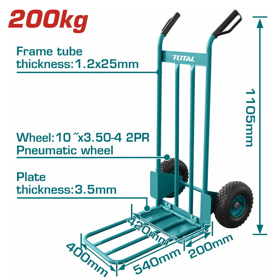 Total - 200 kg Platform Hand Trolley