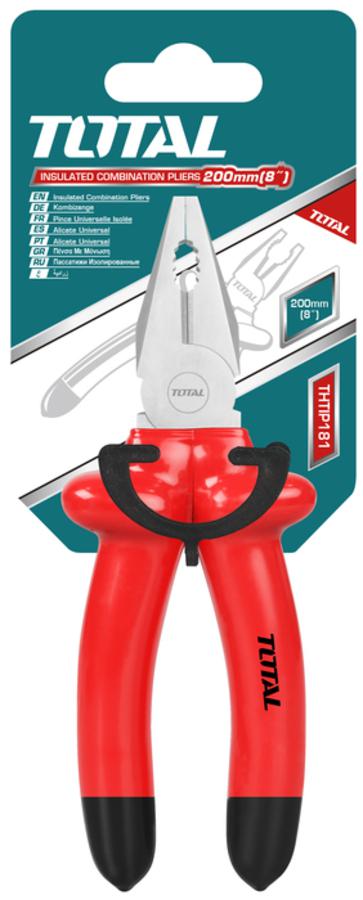 Total - 200mm (8") Insulated Combination Plier