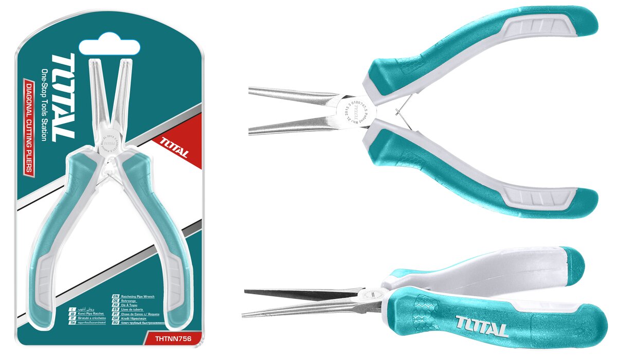 Total - 115mm (4.5") Mini Needle Nose Plier