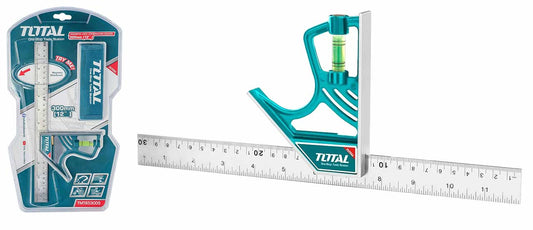 Total - Magnetic Lock Combination Square