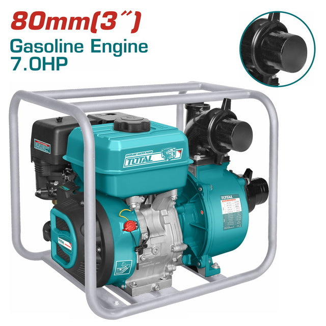 Total - 3" 7HP Gasoline Powered Water Pump