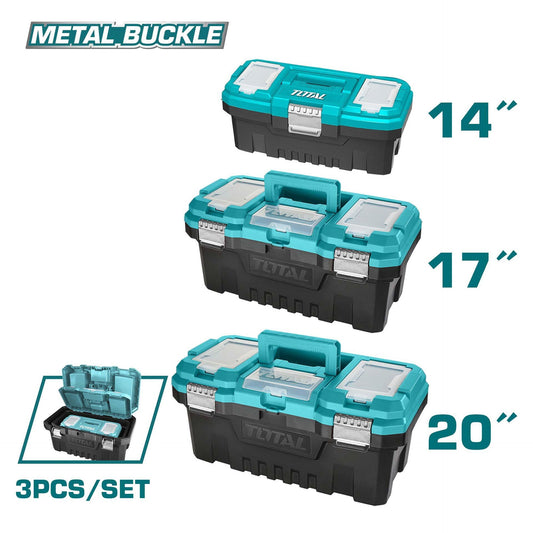 Total - Metal Buckle Tool Box Set (3 Pcs)