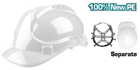 Total - White Safety Helmet