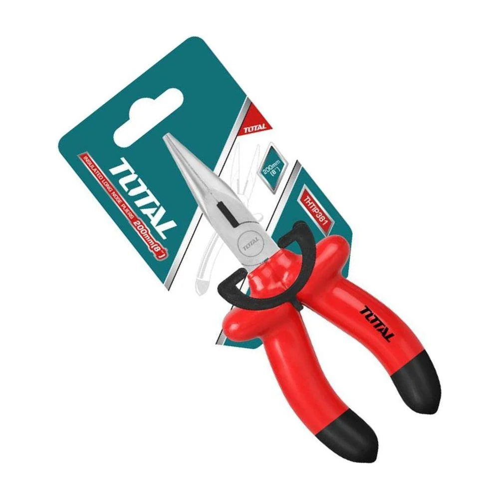 Total - 200mm (8") Insulated Long Nose Plier