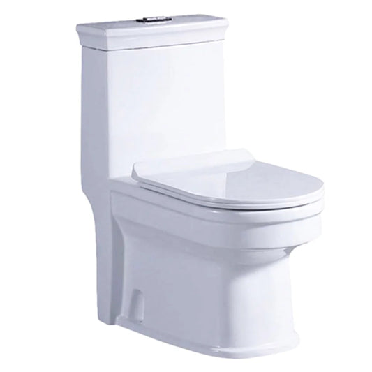 Zotto - White One Piece Toilet Size 68 x 36 x 78