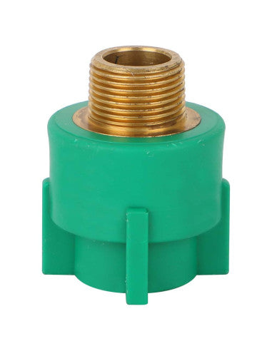 Al Adasani - 32mm (1") M PPR Brass Adaptor ادبتر 1 سن خارجى اخضر عدسانى