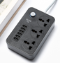 C House - Electrical Socket 3 way with 3 USB and 2 USB C Ports