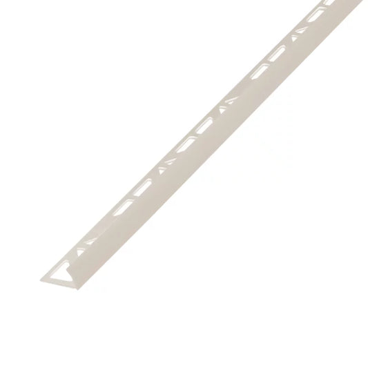 9 mm Plastic Tile Trim - Cream