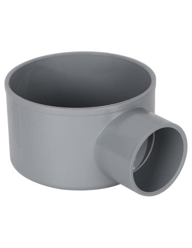 Al Adasani - 4" x 1.5" PVC Drainage Floor Gully Solvent Weld سيفون بلكونة 4×1.50 عدسانى