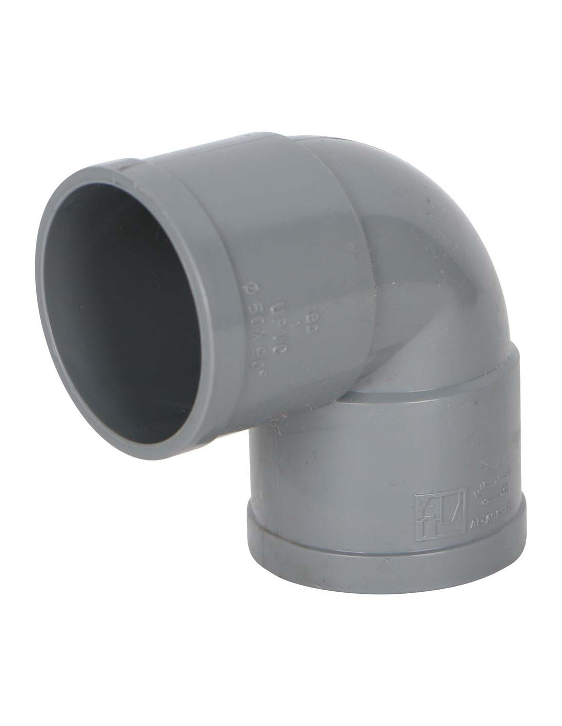 Al Adasani - 50mm (1.5") PVC Drainage 90° Bend 2 Sided Solvent Weld