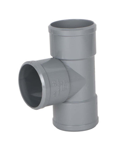 Al Adasani - 90mm (3") PVC Drainage Tee Plain Ended