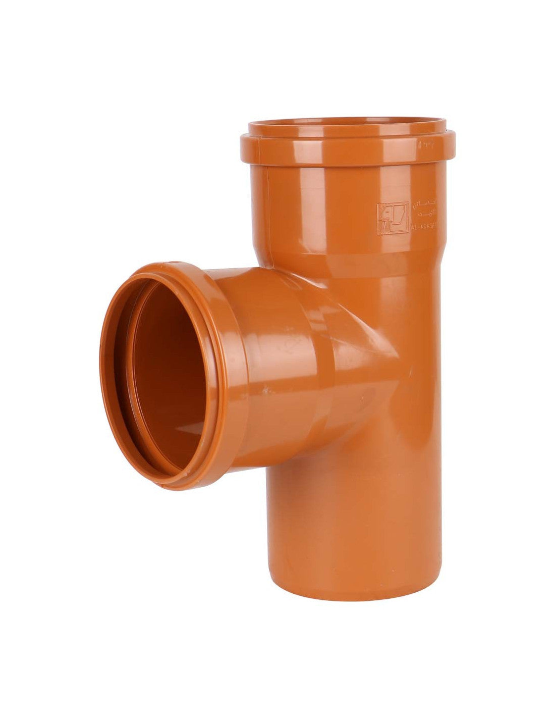 Al Adasani - 160mm (6") PVC Drainage Tee with Rubber Ring