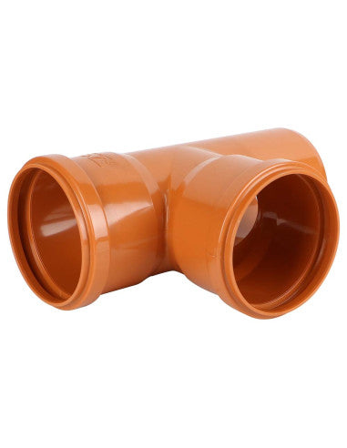 Al Adasani - 6" x 4" PVC Drainage Tee with Rubber Ring