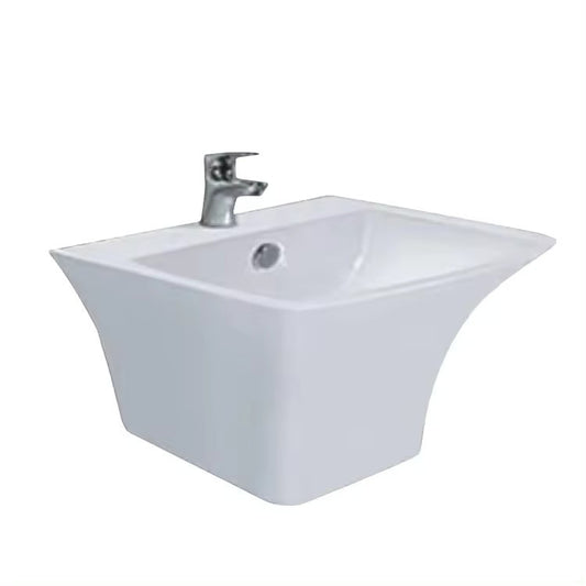 Zotto - White Wall Mounted Wash Basin Size ?