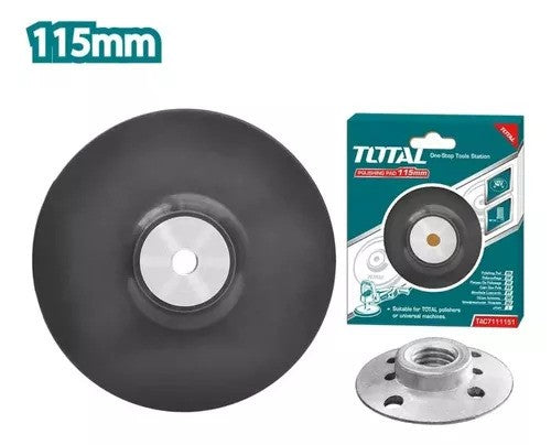 Total - 115mm Polishing Pad with Flange