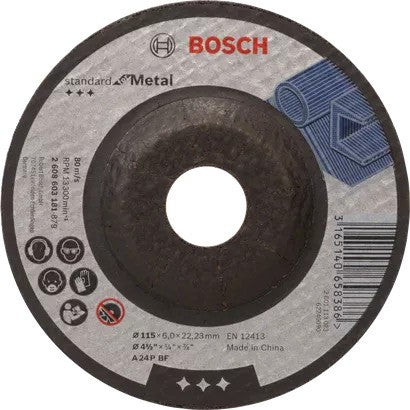 Bosch - 115 x 6 x 22.23 mm Metal Grinding Disc