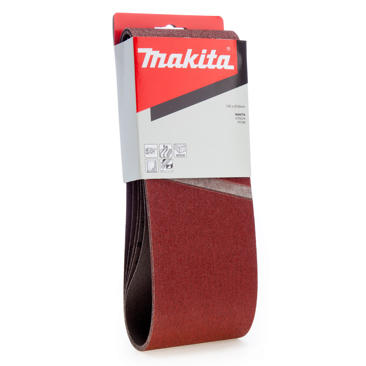 Makita - 100 x 610mm Abrasive Sanding Belt  60 Grit